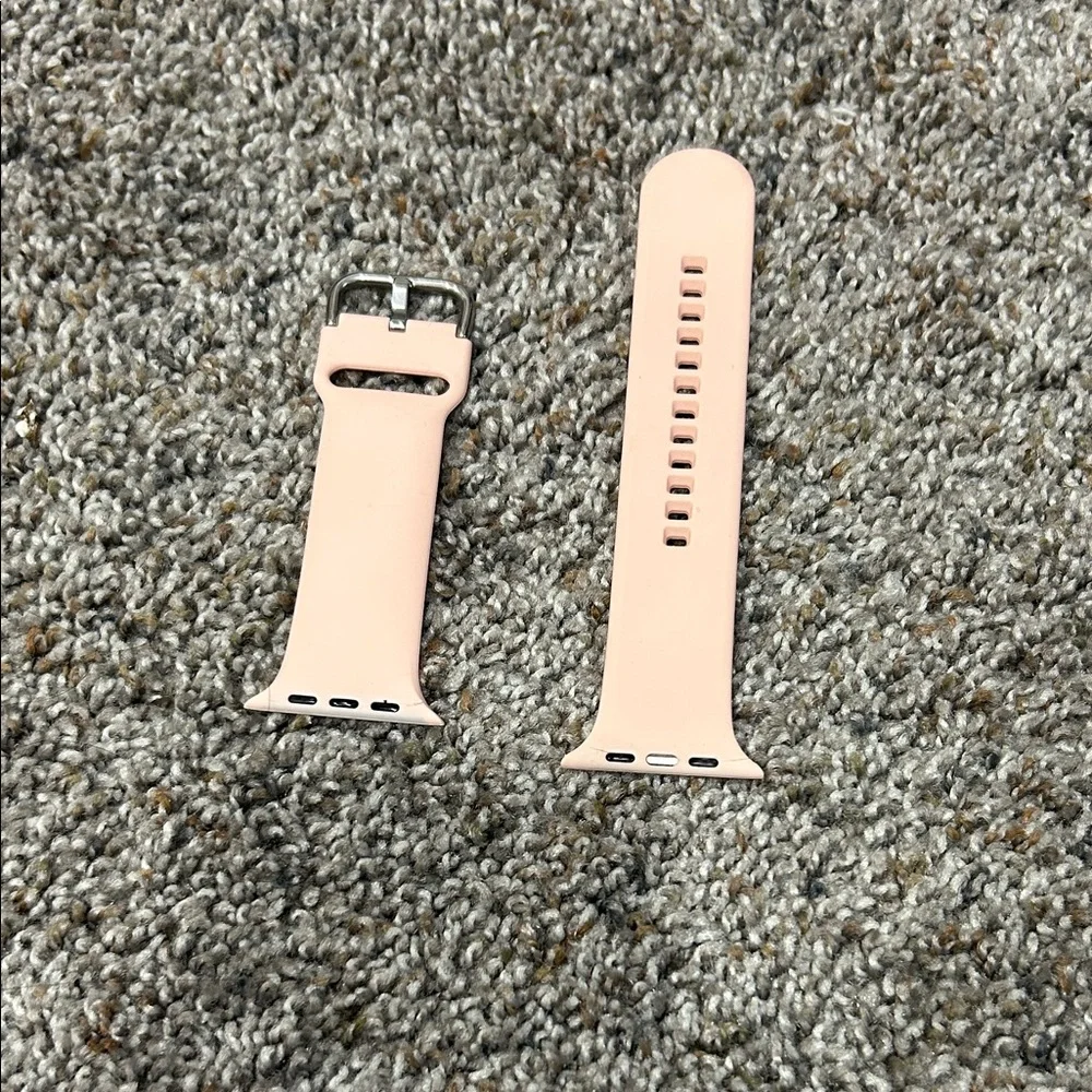 SHEIN Blush Silicone Watch Strap